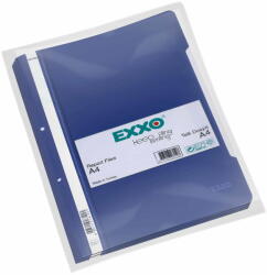 EXXO Dosar plastic, cu sina si perforatii, A4, bleumarin, 50 buc/set, EXXO (EX16930262)