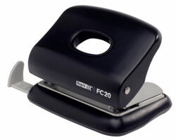 RAPID Perforator de birou, 20 coli, plastic ABS, negru, RAPID FC20 (RA23256400)
