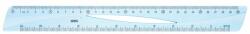 Deli Rigla plastic 30 cm, albastru, DELI (DLEH11)