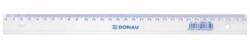 DONAU Rigla din plastic, 30 cm, transparent, DONAU (DN101232)