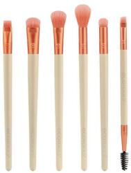 Eco Tools Kit 6 Pensule pentru Machiaj - EcoTools Elements Fiery Eyes Eye Makeup Brush Kit, 1 set