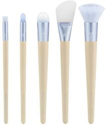 Eco Tools Kit 5 Pensule pentru Machiaj - EcoTools Elements Hydro-Glow Skincare Brush Kit, 1 buc