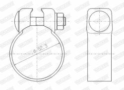 WALKER Colier, sistem de esapament WALKER 81988