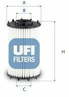 UFI Filtru ulei UFI 25.259. 00