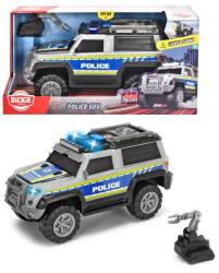 Dickie Toys Masinuta Dickie Cars SUV Police silver, 30 cm (203306003)