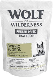 Wolf of Wilderness 250g Wolf of Wilderness , , Scenic Fjords" - Rénszarvas, lazac & csirke száraz kutya eledel