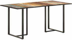 vidaXL tömör újrahasznosított fa étkezőasztal 160 cm (320694) - pepita