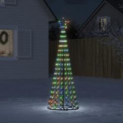 vidaXL színes karácsonyfa fénykúp 275 LED-del 180 cm (358067)