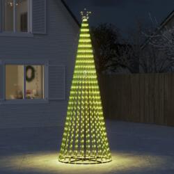 vidaXL meleg fehér karácsonyfa fénykúp 688 LED 300 cm (358068)