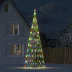 vidaXL színes karácsonyfa fénykúp 1544 LED-del 500 cm (358075)