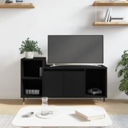 vidaXL fekete szerelt fa TV-szekrény 100x35x55 cm (831309) - vidaxl