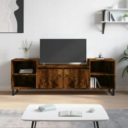 vidaXL füstös tölgyszínű szerelt fa TV-szekrény 160x35x55 cm (831353) - vidaxl