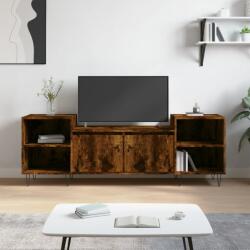vidaXL füstös tölgyszínű szerelt fa TV-szekrény 160x35x55 cm (831345) - vidaxl