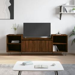 vidaXL barna tölgyszínű szerelt fa TV-szekrény 160x35x55 cm (831347) - vidaxl