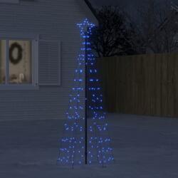 vidaXL kék karácsonyfa fénykúp tüskékkel 220 LED 180 cm (358103)