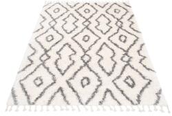  Krémszínű KORY puha shaggy szőnyeg Méret: 200x300 cm