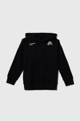 Abercrombie & Fitch gyerek felső fekete, sima, kapucnis - fekete 135/142