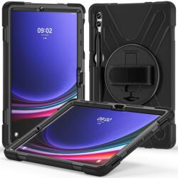  SOLID Husă durabilă pentru Samsung Galaxy Tab S9+ / S10+ neagră