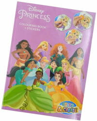  Disney Disney Maxi színezőkönyv matricákkal - Hercegnők