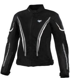 RSA Jachetă de motocicletă pentru femei RSA Wasp negru-gri-alb-negru (RSALABUWASPBGWH)