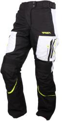 RSA Pantaloni moto pentru femei RSA Wasp negru-galben-fluorescent-alb-alb (RSALAWASPBFYWH)
