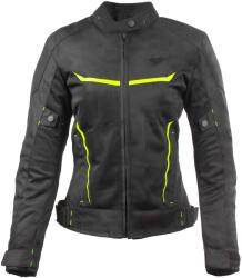 RSA Geaca moto dama RSA Runway negru-galben fluo (RSABURUNWBFYD)