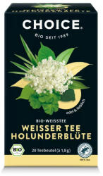 Choice BIO CHOICE® Fehér tea bodzavirággal 36g Weisser tee holunderblüte 20 filter - paleocentrum
