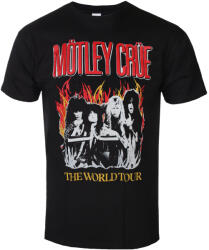 ROCK OFF Tricou bărbați Mötley Crüe - Vintage World Tour Flames - ROCK OFF - MOTTEE48MB