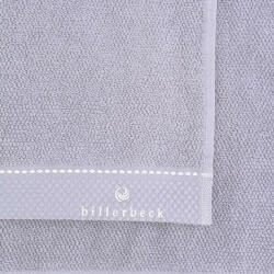 Billerbeck rizskötésű törölköző, Jégkék, 50x100 cm