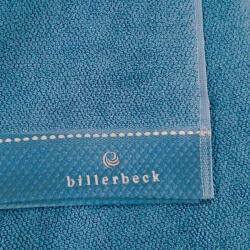 Billerbeck rizskötésű törölköző, Sötétkék, 50x100 cm