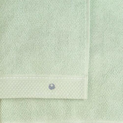 Billerbeck rizskötésű törölköző, Világoszöld, 50x100 cm