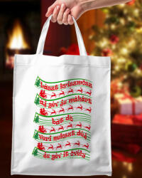 Humoros karácsonyi táska - Lászt kriszmösz