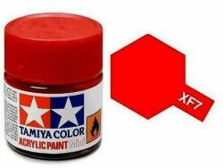 Tamiya Acrylic Paint Mini XF-7 Flat Red 10 ml (81707)