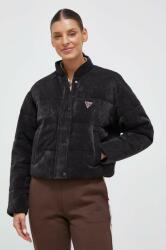 Guess rövid kabát női, fekete, téli, oversize - fekete L - answear - 41 990 Ft