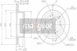 MAXGEAR Disc frana MAXGEAR 19-2372 - centralcar