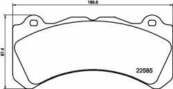 TEXTAR set placute frana, frana disc TEXTAR 2258501 (2258501)