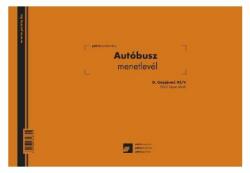  Autóbusz menetlevél A4, 50x2lapos fekvõ D. GEPJ. 42 (D.GEPJ.42) - tonerpiac