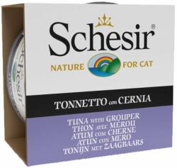 Schesir Hrană umedă pentru pisici, cu ton și grouper 85 g