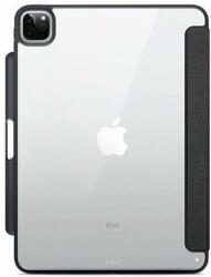 Epico Clear Flip Case iPad Pro 12, 9" (2021/2022) átlátszó fekete tok