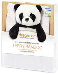 Dream On Saltea de protecție Dream On - Terry Bamboo, 70 x 140 cm (5000059) Lenjerii de pat bebelusi‎, patura bebelusi