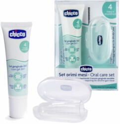 Chicco SET_Set szájhigiéniai fogzási gél 30 ml + fogkefe