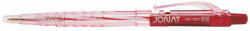 FlexOffice Golyóstoll, 0, 25 mm, nyomógombos, FLEXOFFICE "Jonat", piros 36 db (FOGT017P)