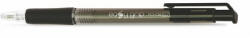 FlexOffice Golyóstoll, 0, 4 mm, nyomógombos, FLEXOFFICE "EasyGrip", fekete 12 db (FOGT08FK)