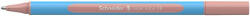 Schneider Golyóstoll, 0, 7 mm, kupakos, SCHNEIDER "Slider Edge XB Pastel", halvány piros (TSCSLEXPP) - fapadospatron