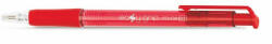 FlexOffice Golyóstoll, 0, 4 mm, nyomógombos, FLEXOFFICE "EasyGrip", piros (FOGT08P) - fapadospatron