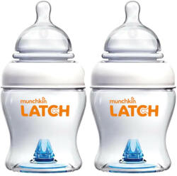 Munchkin 2x LATCH Anti-colic cumisüveg 120 ml 0 hó+ (2 db)