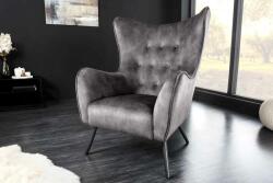 LuxD Design irodai szék Laney szürke-bézs bársony