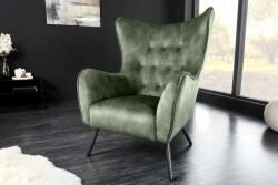 LuxD Design fotel Rotterdam zöld bársony
