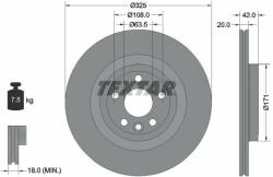 TEXTAR Disc frana TEXTAR 92314305 - centralcar