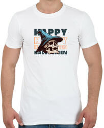 printfashion Haláli Halloween - Férfi póló - Fehér (14658201)